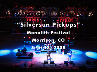 Silversun Pickups @ Monolith Festival - Red Rocks Amphitheatre - Sept 13, 2008