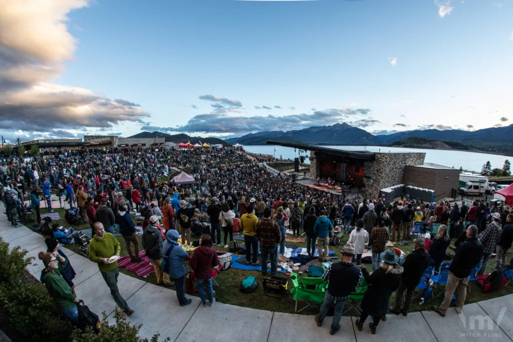 Greensky Bluegrass, Sept 15, 2022, Dillon Amphitheatre, Dillon, CO. Photo by Mitch Kline.