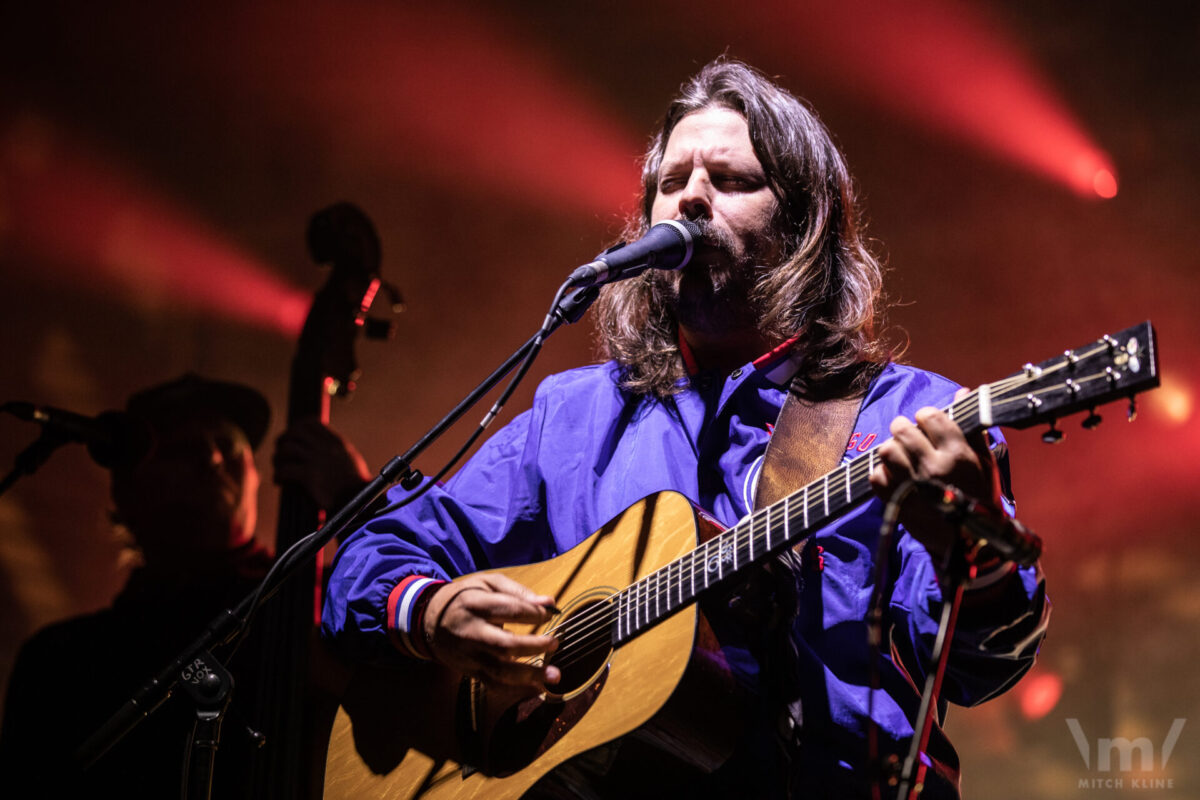 Dave Bruzza, Greensky Bluegrass, Sept 15, 2022, Dillon Amphitheatre, Dillon, CO. Photo by Mitch Kline.