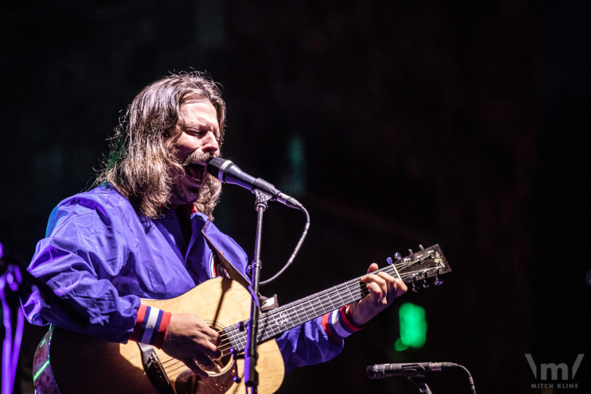 Dave Bruzza, Greensky Bluegrass, Sept 15, 2022, Dillon Amphitheatre, Dillon, CO. Photo by Mitch Kline.