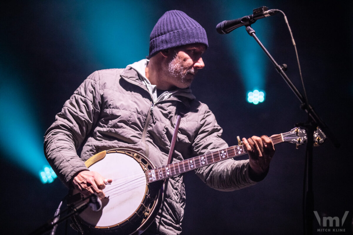 Michael Bont, Greensky Bluegrass, Sept 15, 2022, Dillon Amphitheatre, Dillon, CO. Photo by Mitch Kline.