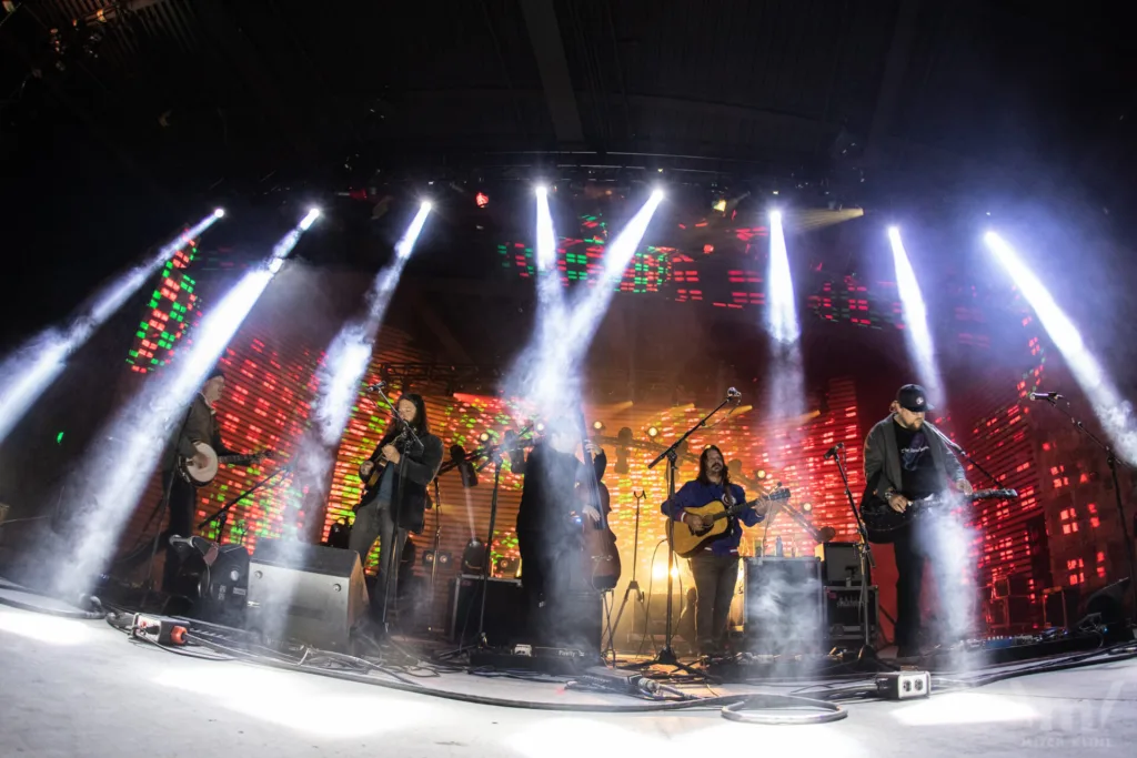 Greensky Bluegrass, Sept 15, 2022, Dillon Amphitheatre, Dillon, CO. Photo by Mitch Kline.