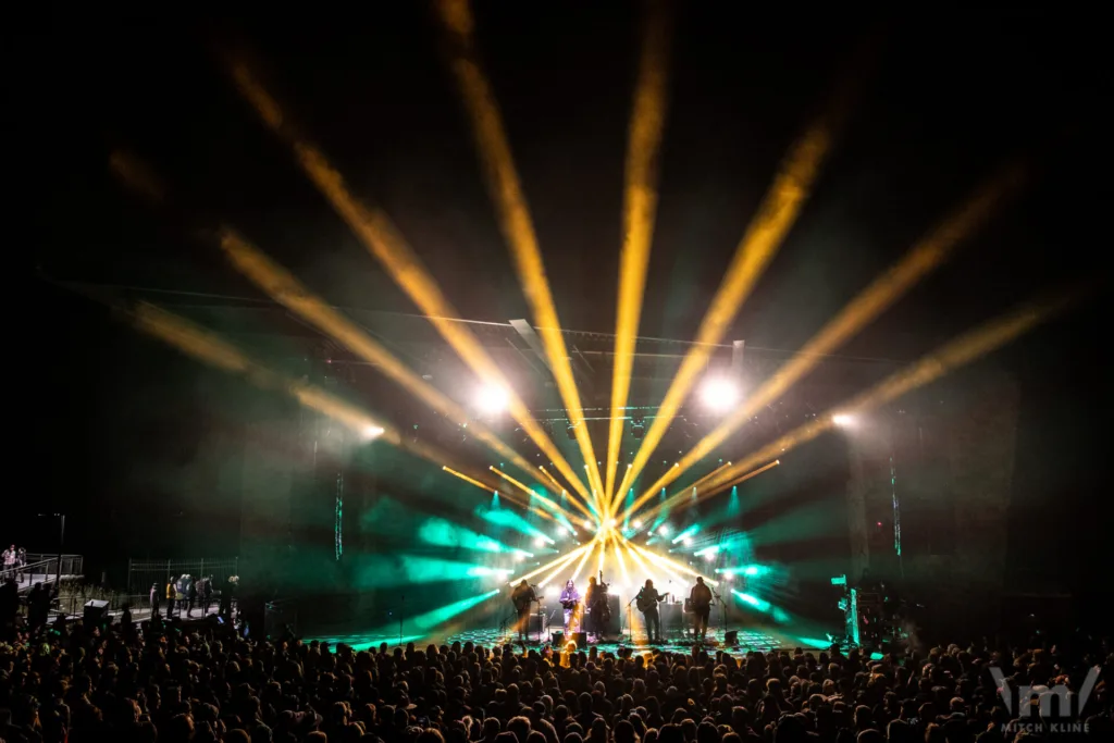 Greensky Bluegrass, Sept 15, 2022, Dillon Amphitheatre, Dillon, CO. Photo by Mitch Kline.