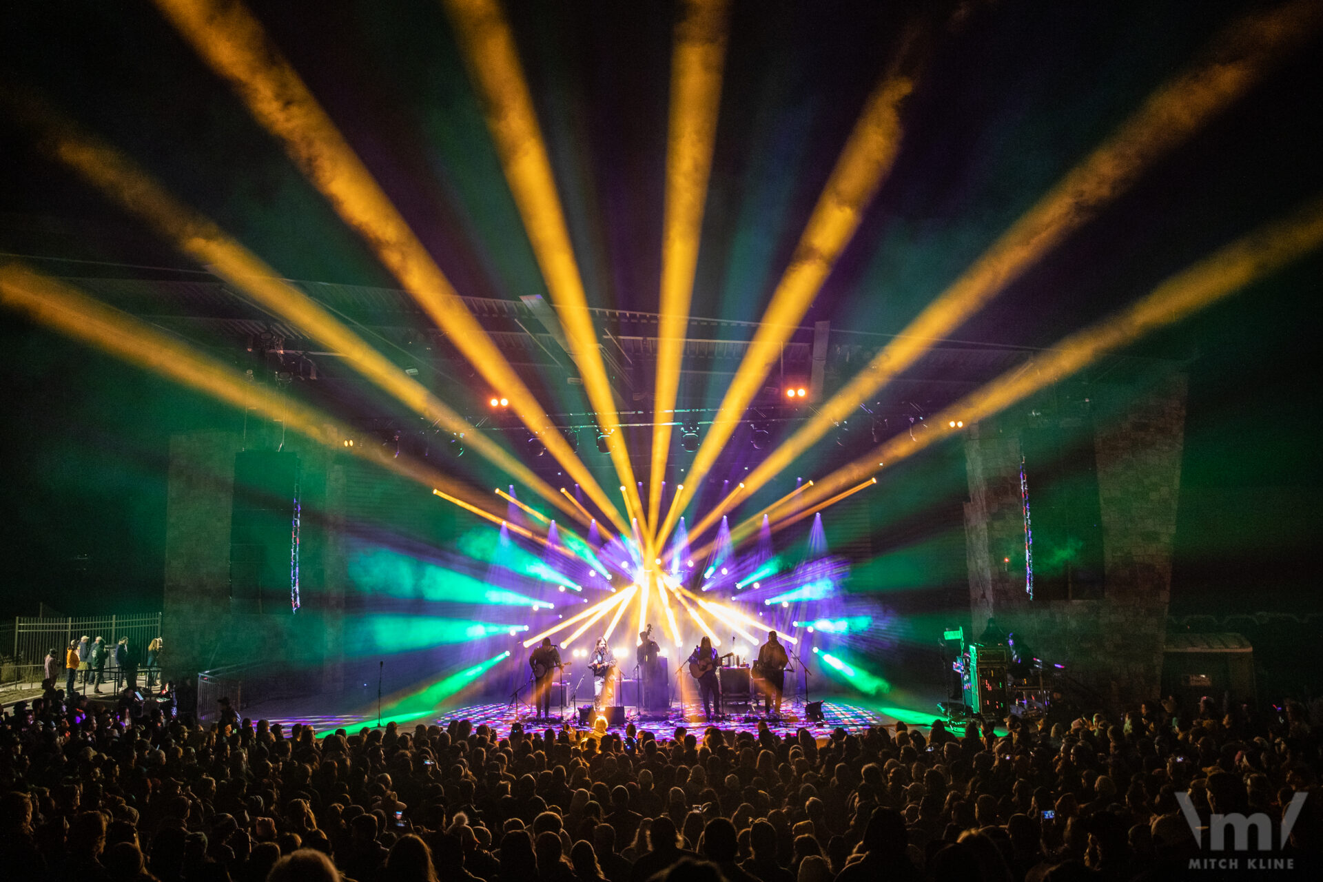 Greensky Bluegrass, Sept 15, 2022, Dillon Amphitheatre, Dillon, CO. Photo by Mitch Kline.