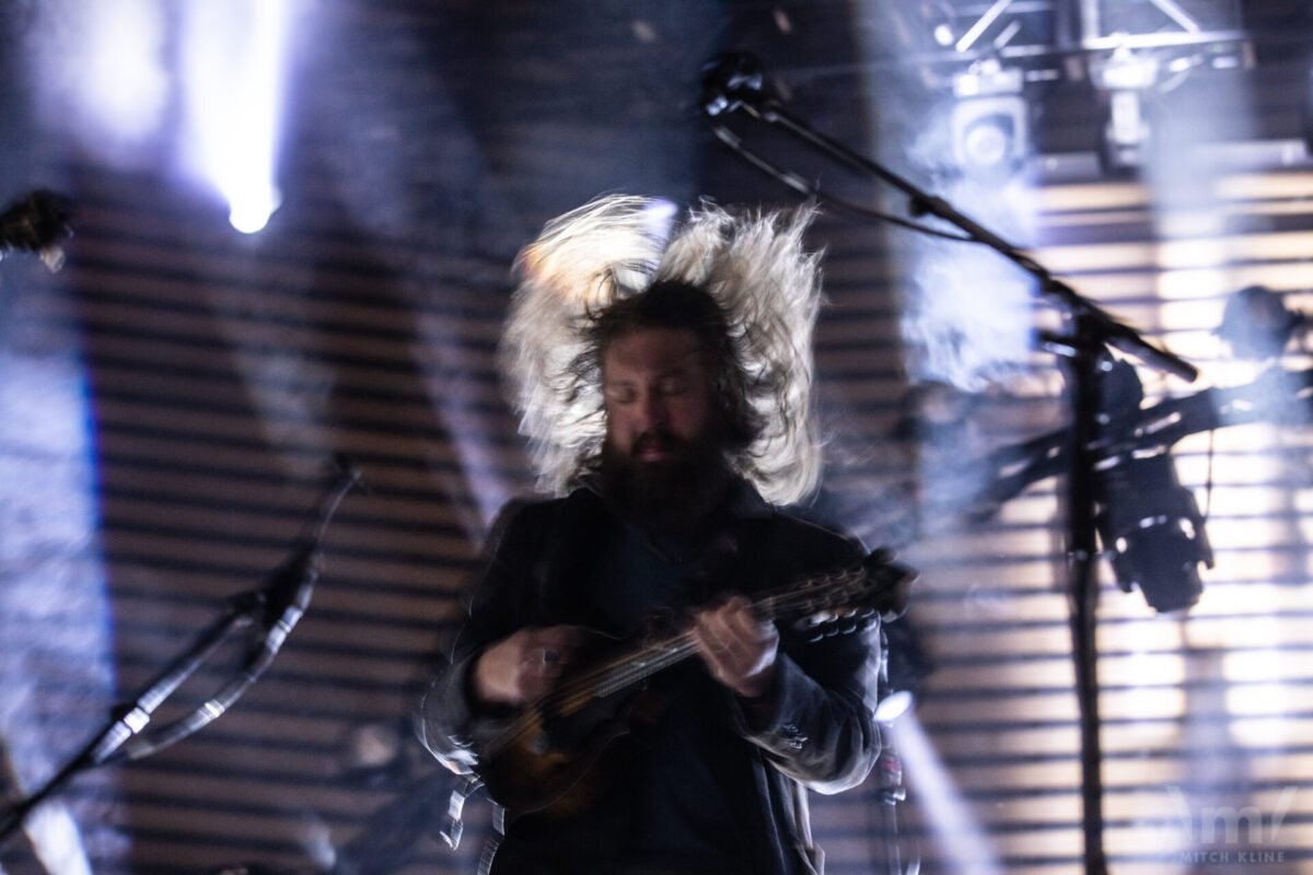 Paul Hoffman, Greensky Bluegrass, Sept 15, 2022, Dillon Amphitheatre, Dillon, CO. Photo by Mitch Kline.