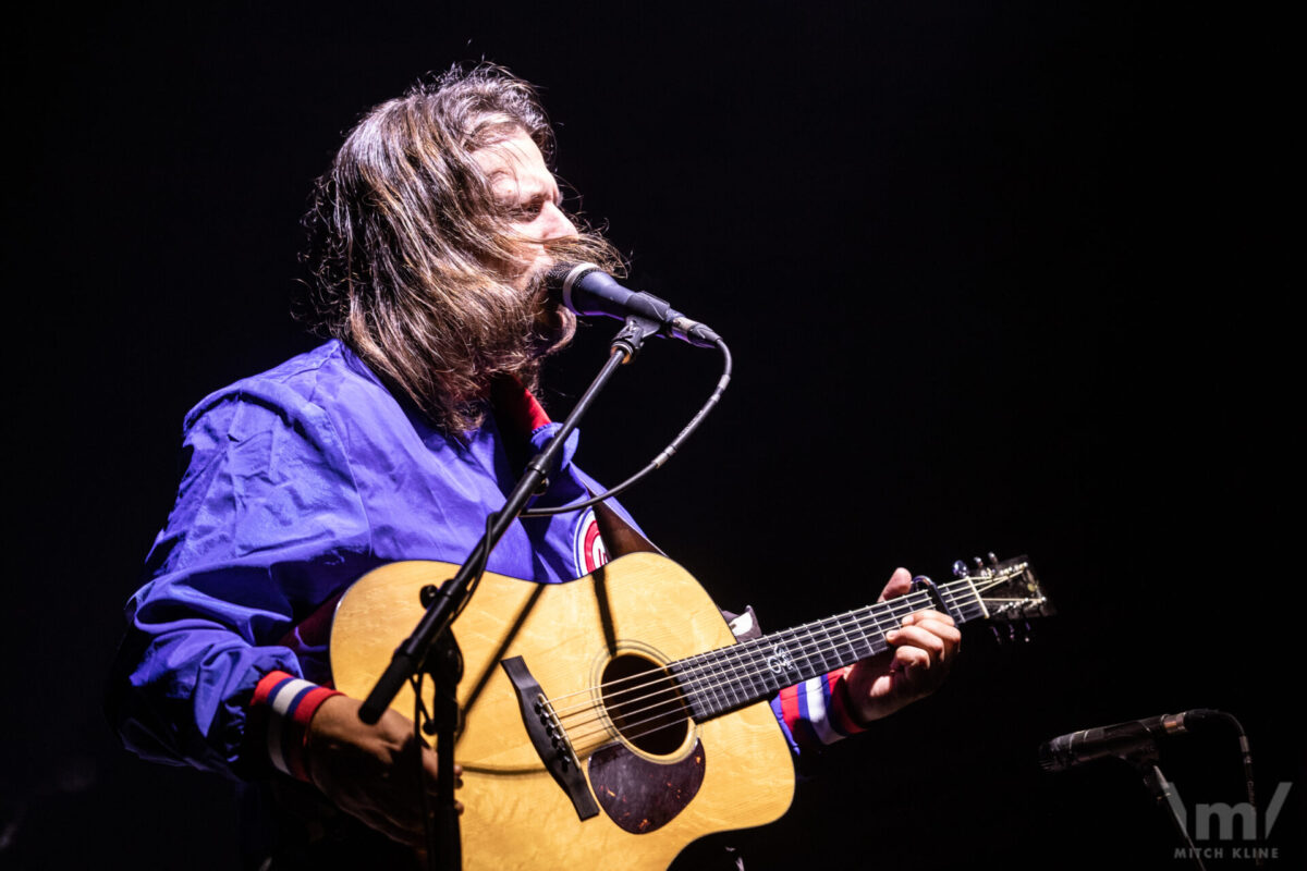 Dave Bruzza, Greensky Bluegrass, Sept 15, 2022, Dillon Amphitheatre, Dillon, CO. Photo by Mitch Kline.