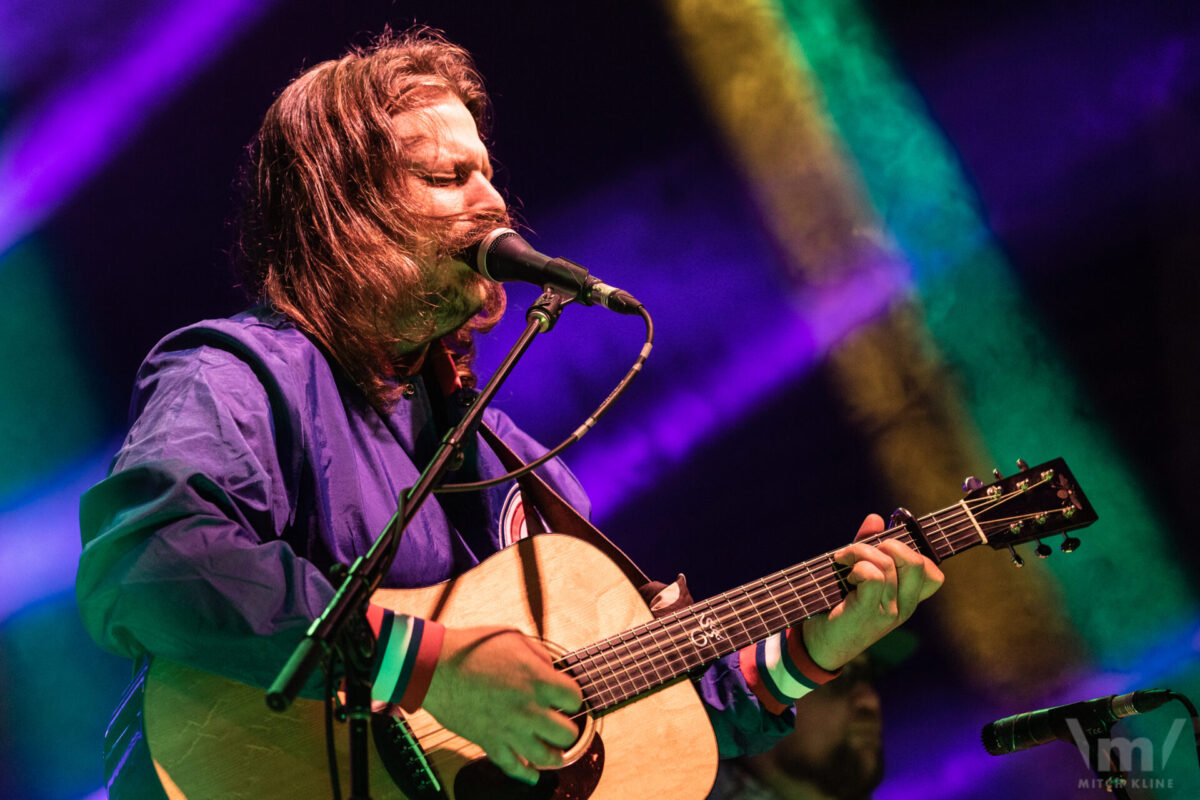 Dave Bruzza, Greensky Bluegrass, Sept 15, 2022, Dillon Amphitheatre, Dillon, CO. Photo by Mitch Kline.