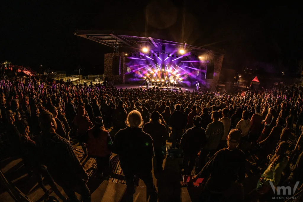 Greensky Bluegrass, Sept 15, 2022, Dillon Amphitheatre, Dillon, CO. Photo by Mitch Kline.