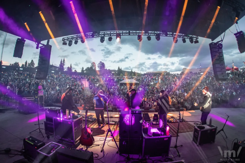 Greensky Bluegrass, Sept 15, 2022, Dillon Amphitheatre, Dillon, CO. Photo by Mitch Kline.