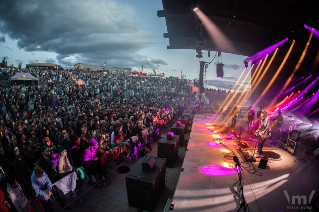 Greensky Bluegrass, Sept 15, 2022, Dillon Amphitheatre, Dillon, CO. Photo by Mitch Kline.