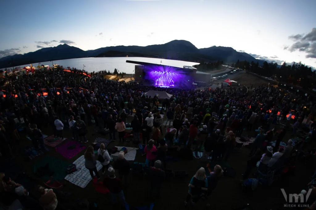 Greensky Bluegrass, Sept 15, 2022, Dillon Amphitheatre, Dillon, CO. Photo by Mitch Kline.
