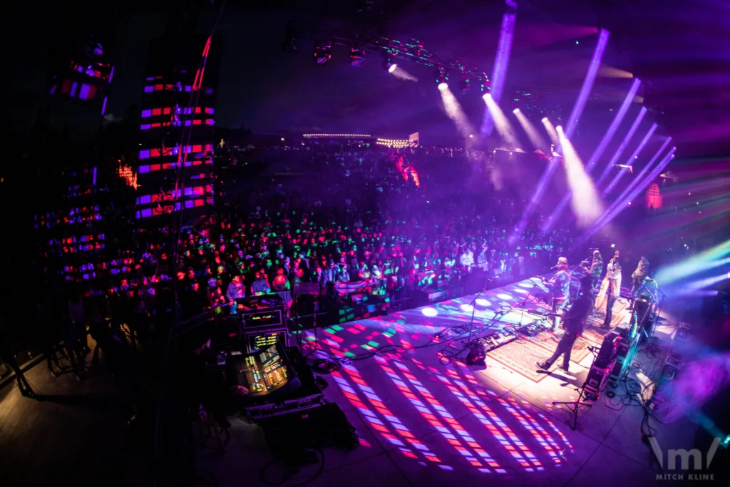 Greensky Bluegrass, Sept 15, 2022, Dillon Amphitheatre, Dillon, CO. Photo by Mitch Kline.