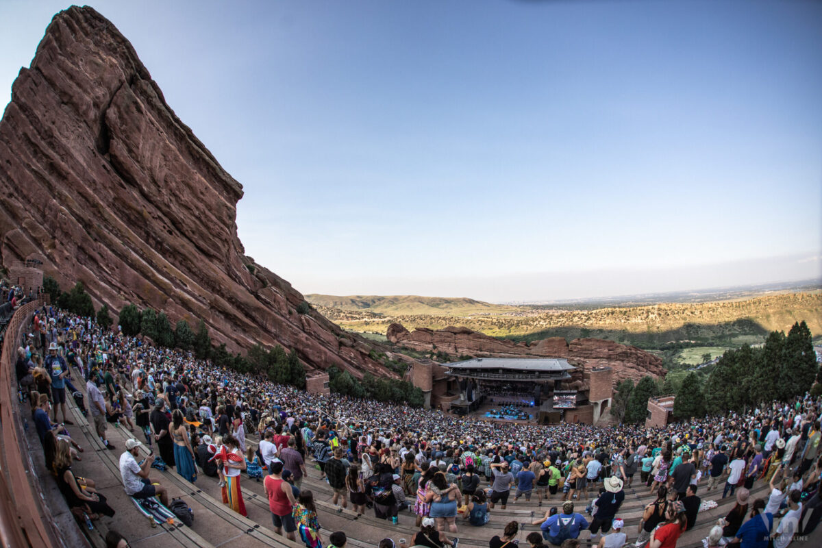 The String Cheese Incident, July 18, 2021, Red Rocks Amphitheatre, Morrison, CO. Photo by Mitch Kline