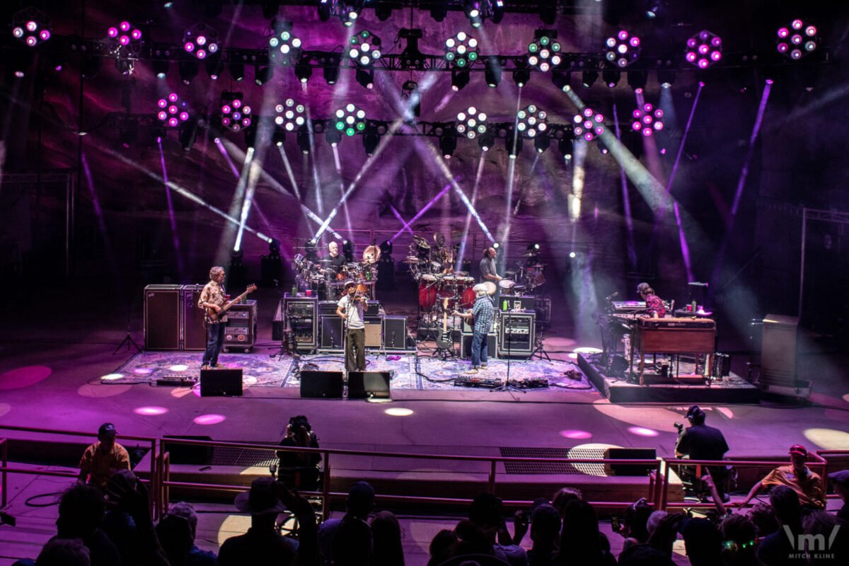 The String Cheese Incident, July 18, 2021, Red Rocks Amphitheatre, Morrison, CO. Photo by Mitch Kline