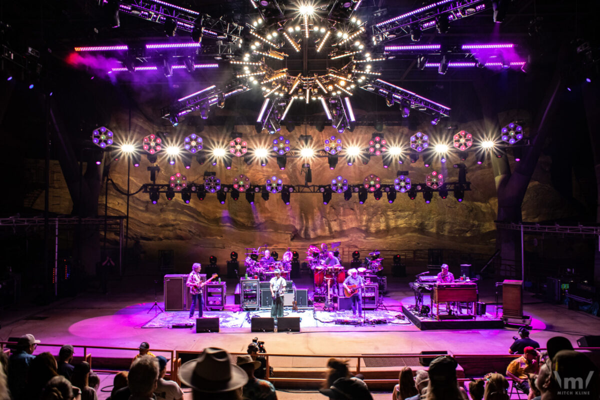 The String Cheese Incident, July 18, 2021, Red Rocks Amphitheatre, Morrison, CO. Photo by Mitch Kline