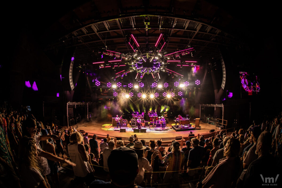 The String Cheese Incident, July 18, 2021, Red Rocks Amphitheatre, Morrison, CO. Photo by Mitch Kline