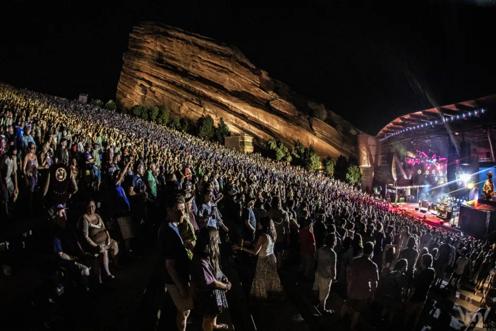 The String Cheese Incident, July 18, 2021, Red Rocks Amphitheatre, Morrison, CO. Photo by Mitch Kline