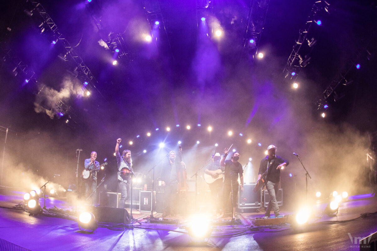 Greensky Bluegrass, Sept 17, 2021, Red Rocks Amphitheatre, Morrison, CO. Photo by Mitch Kline.