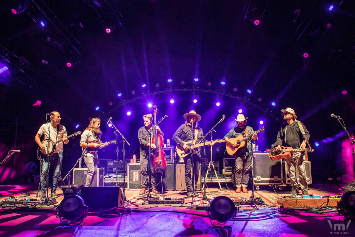 Greensky Bluegrass, Sept 17, 2021, Red Rocks Amphitheatre, Morrison, CO. Photo by Mitch Kline.