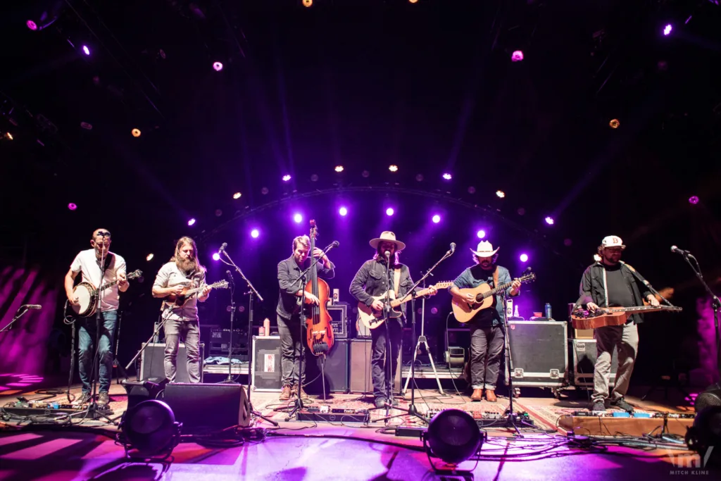 Greensky Bluegrass, Sept 17, 2021, Red Rocks Amphitheatre, Morrison, CO. Photo by Mitch Kline.