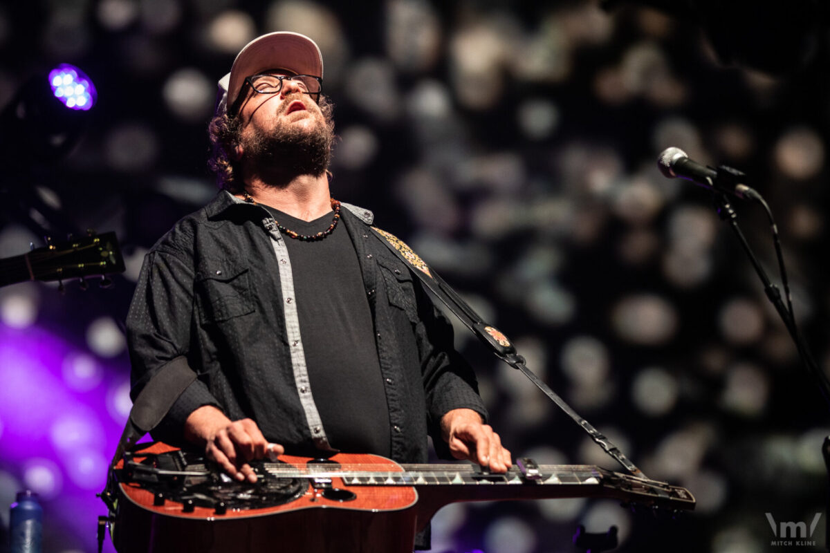 Greensky Bluegrass, Sept 17, 2021, Red Rocks Amphitheatre, Morrison, CO. Photo by Mitch Kline.