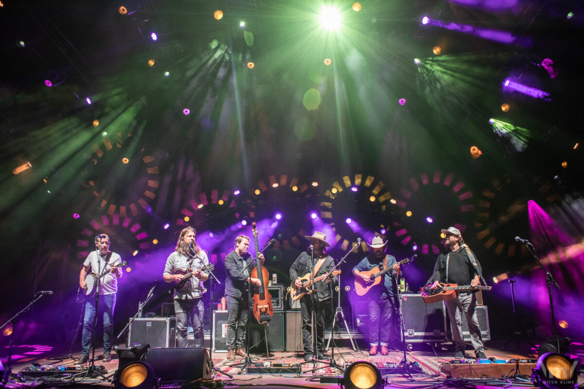 Greensky Bluegrass, Sept 17, 2021, Red Rocks Amphitheatre, Morrison, CO. Photo by Mitch Kline.