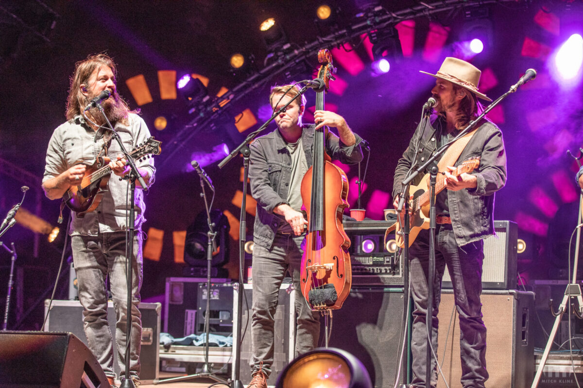 Greensky Bluegrass, Sept 17, 2021, Red Rocks Amphitheatre, Morrison, CO. Photo by Mitch Kline.