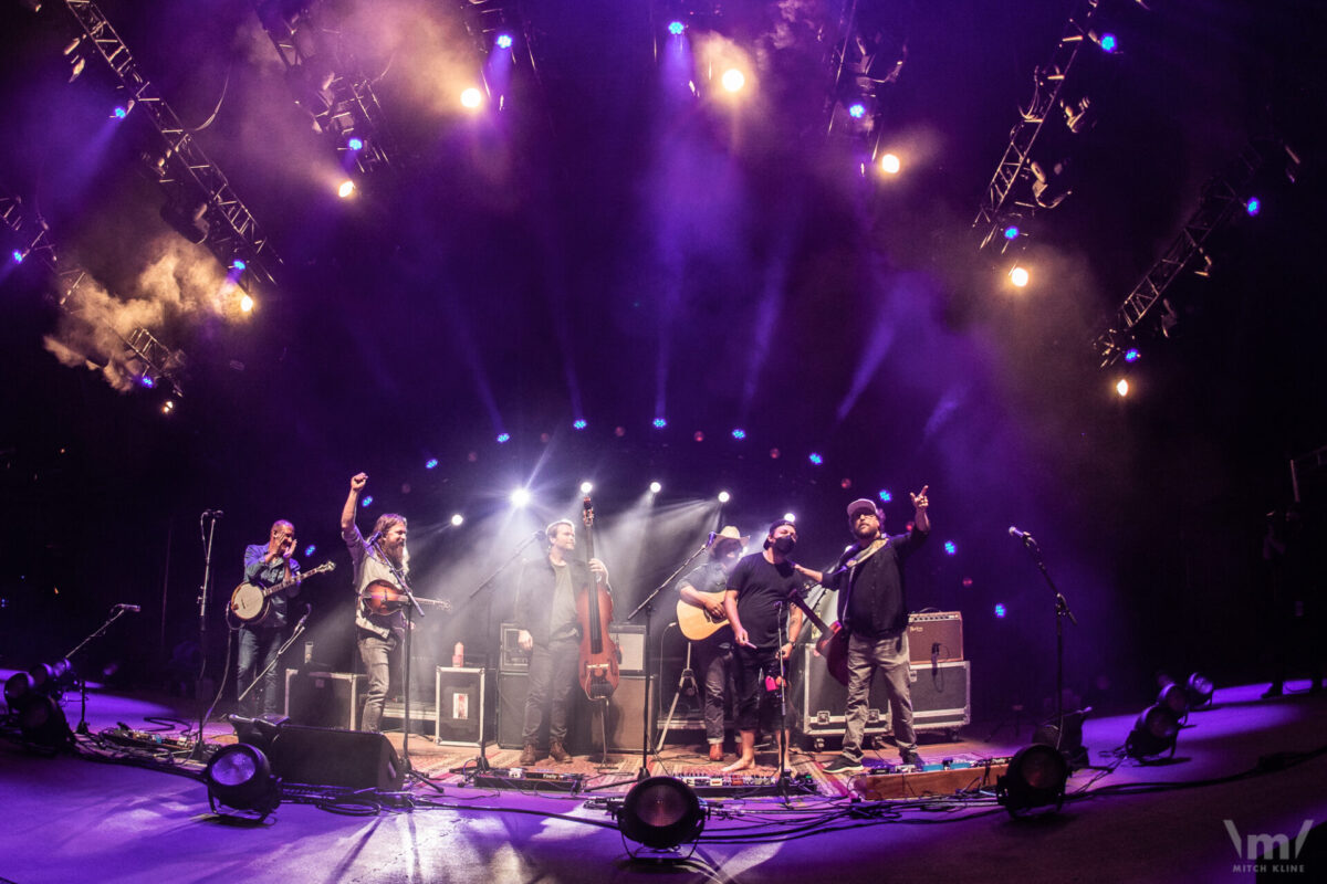 Greensky Bluegrass, Sept 17, 2021, Red Rocks Amphitheatre, Morrison, CO. Photo by Mitch Kline.