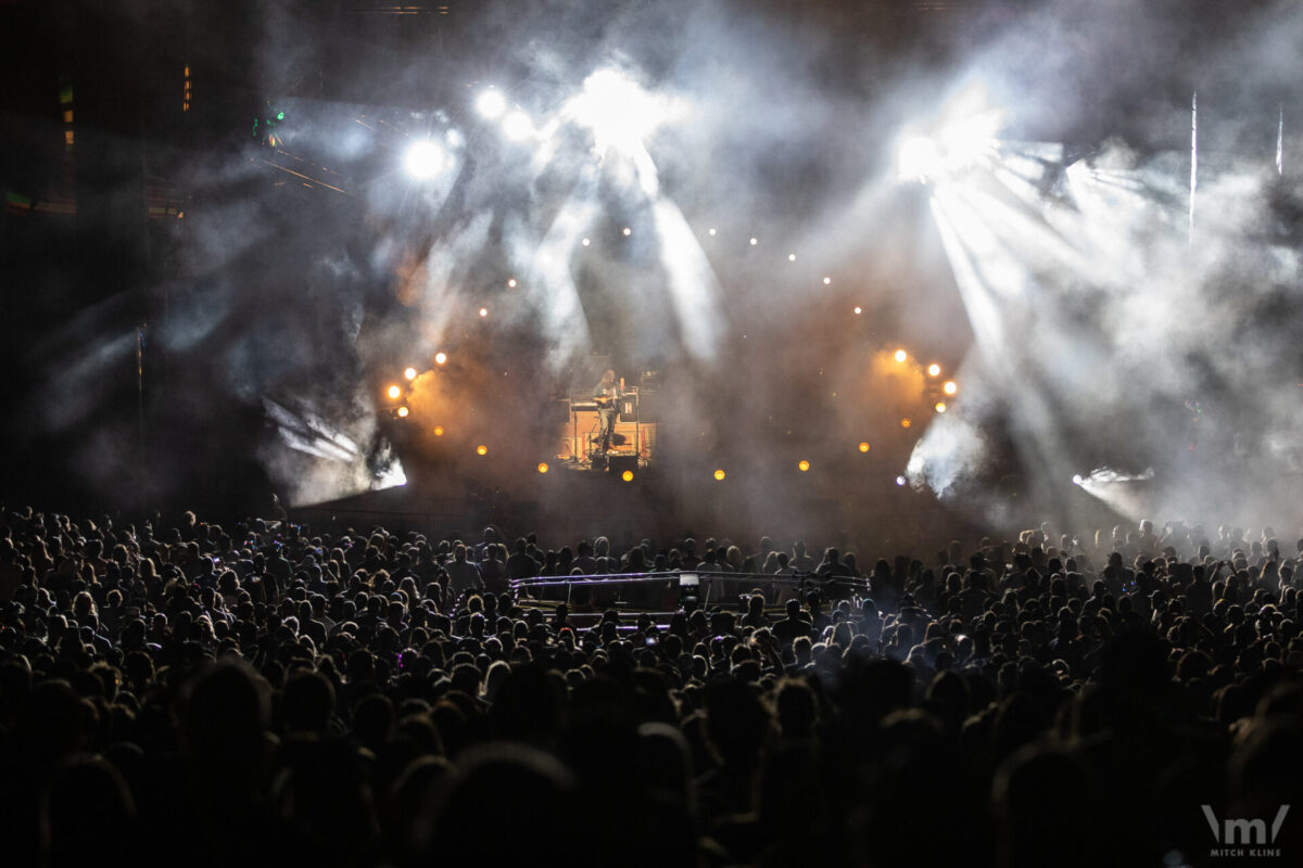 Greensky Bluegrass, Sept 18, 2021, Red Rocks Amphitheatre, Morrison, CO. Photo by Mitch Kline.