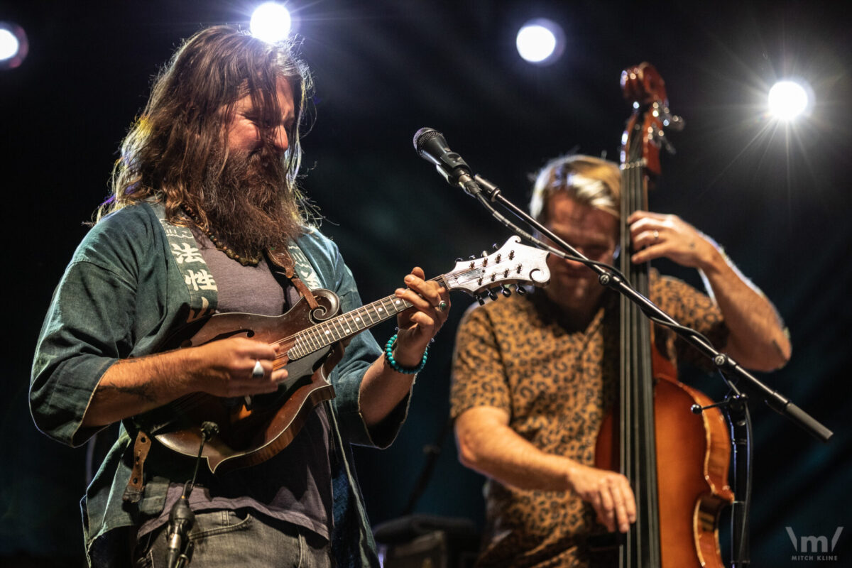 Greensky Bluegrass, Sept 18, 2021, Red Rocks Amphitheatre, Morrison, CO. Photo by Mitch Kline.