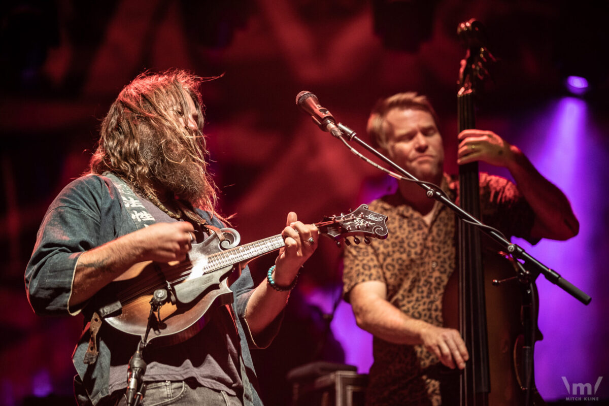 Greensky Bluegrass, Sept 18, 2021, Red Rocks Amphitheatre, Morrison, CO. Photo by Mitch Kline.