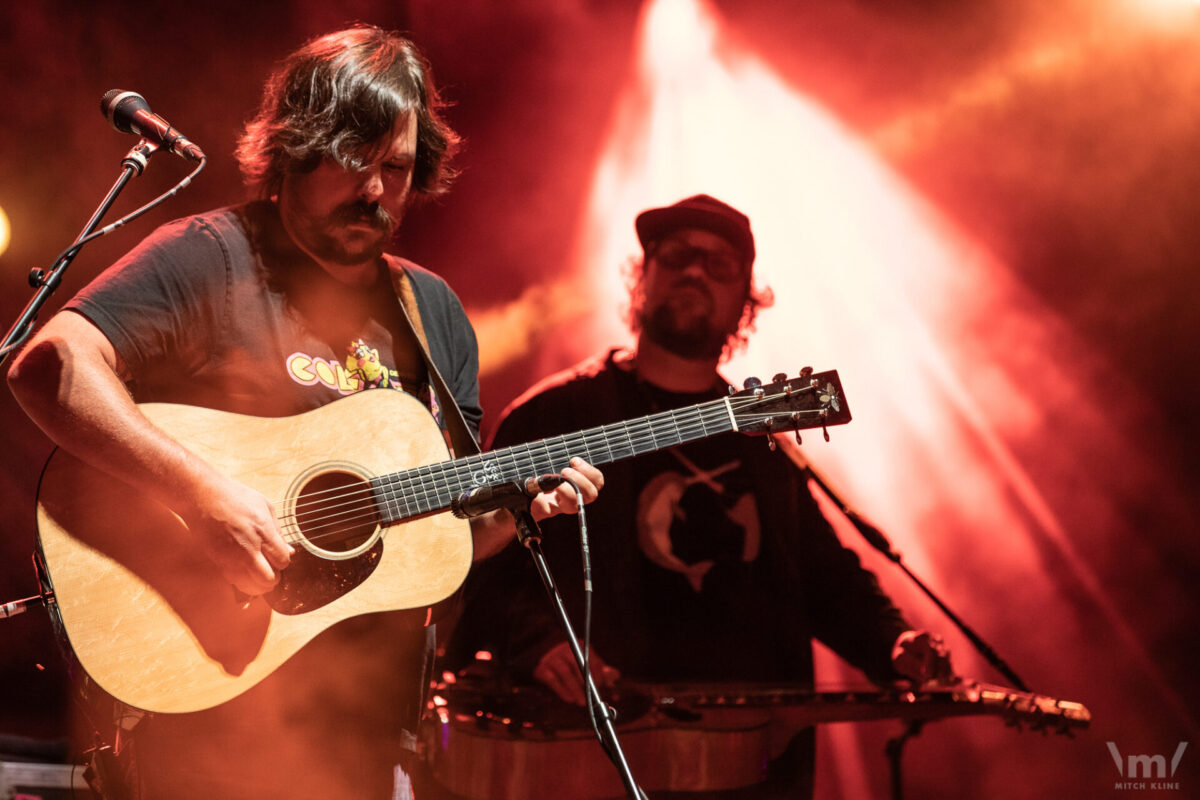 Greensky Bluegrass, Sept 18, 2021, Red Rocks Amphitheatre, Morrison, CO. Photo by Mitch Kline.