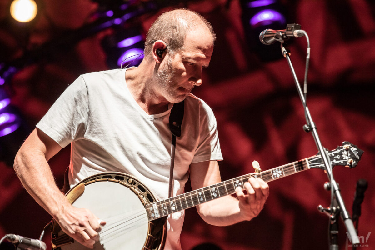 Greensky Bluegrass, Sept 18, 2021, Red Rocks Amphitheatre, Morrison, CO. Photo by Mitch Kline.