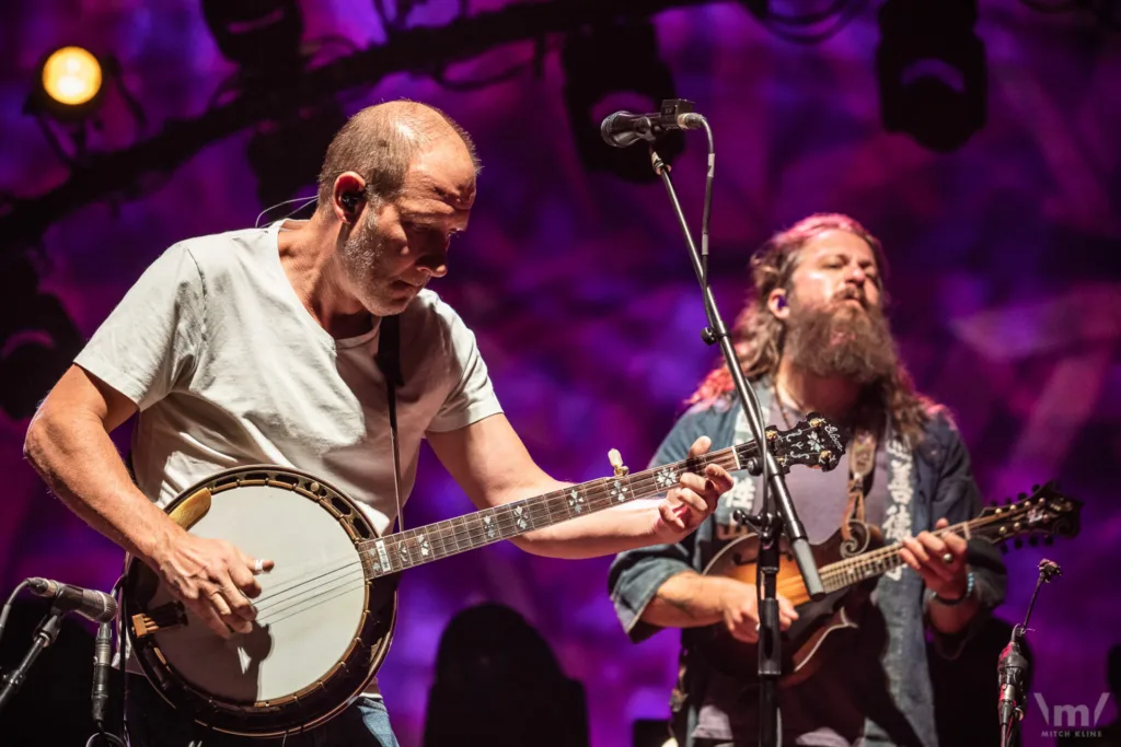 Greensky Bluegrass, Sept 18, 2021, Red Rocks Amphitheatre, Morrison, CO. Photo by Mitch Kline.