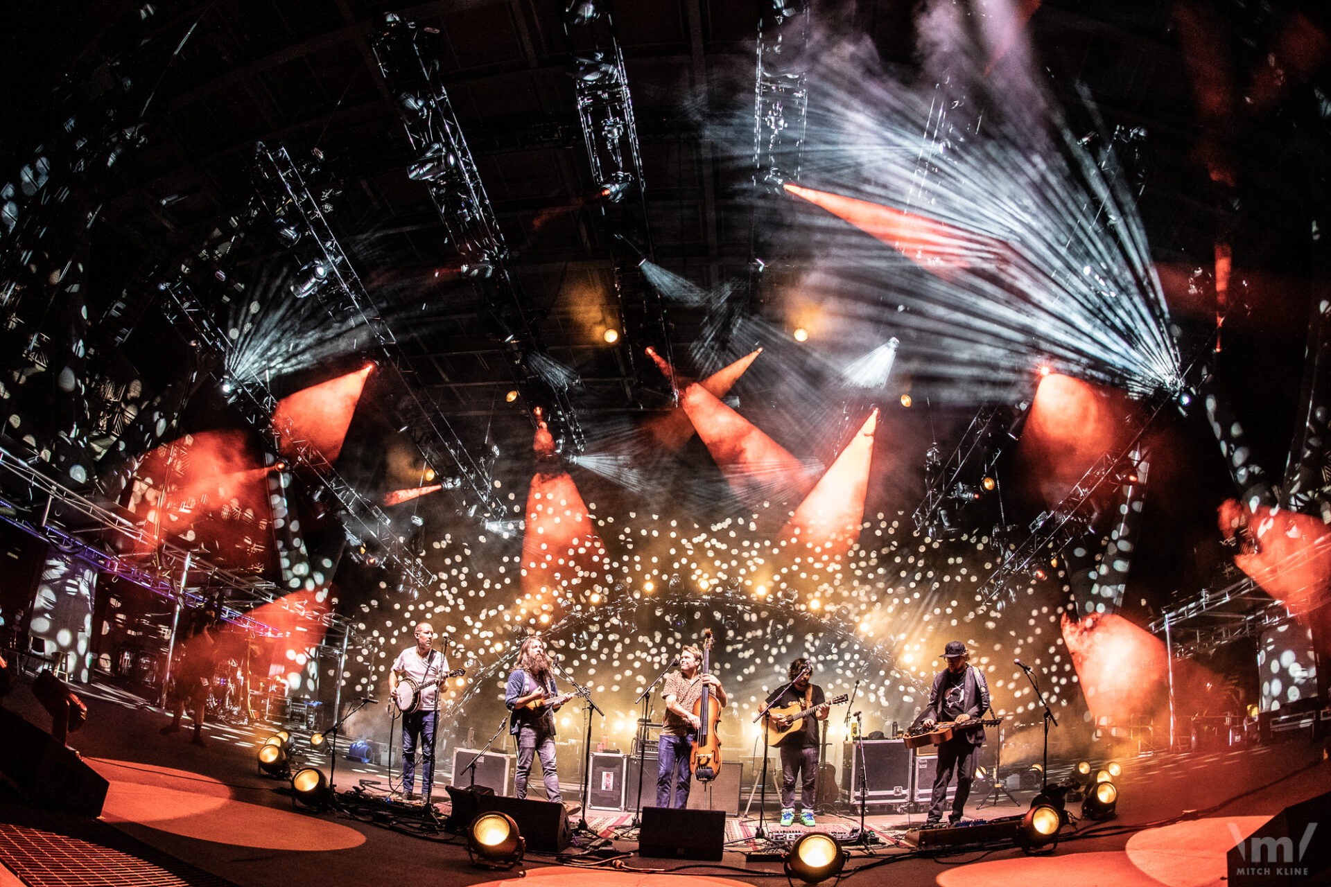 Greensky Bluegrass, Sept 18, 2021, Red Rocks Amphitheatre, Morrison, CO. Photo by Mitch Kline.