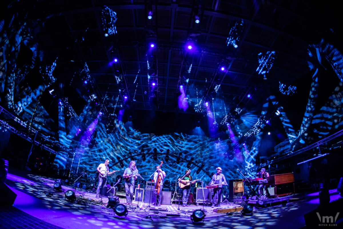 Greensky Bluegrass, Sept 19, 2021, Red Rocks Amphitheatre, Morrison, CO. Photo by Mitch Kline.