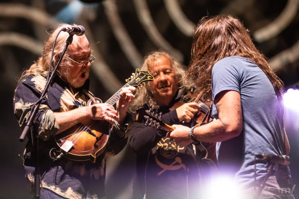 Greensky Bluegrass, Sept 19, 2021, Red Rocks Amphitheatre, Morrison, CO. Photo by Mitch Kline.