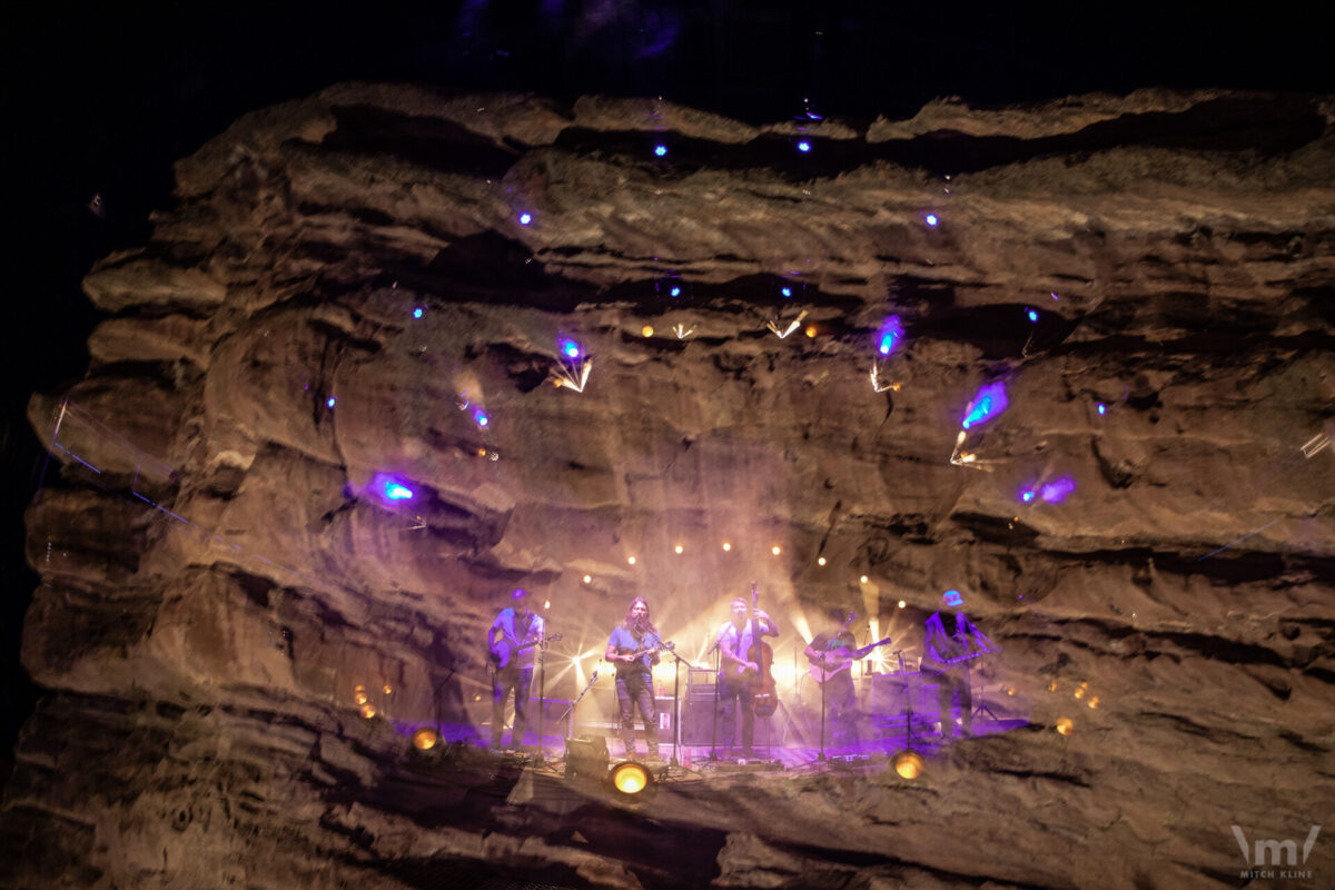 Greensky Bluegrass, Sept 19, 2021, Red Rocks Amphitheatre, Morrison, CO. Photo by Mitch Kline.