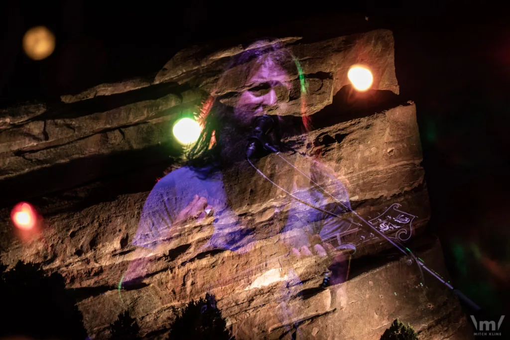 Greensky Bluegrass, Sept 19, 2021, Red Rocks Amphitheatre, Morrison, CO. Photo by Mitch Kline.