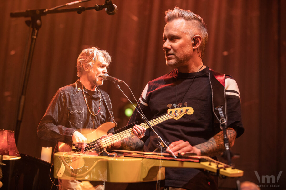 Keith Moseley and Andy Hall double exposure, The String Cheese Incident, Nov 24, 2021, Mission Ballroom, Denver, CO. Photo by Mitch Kline.