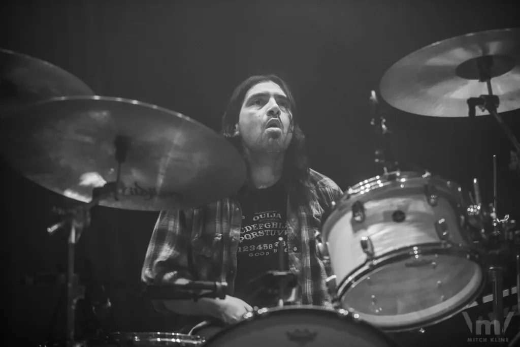 Santiago Vela, The Sword, March 09, 2022, Gothic Theatre, Englewood, CO. Photo by Mitch Kline.