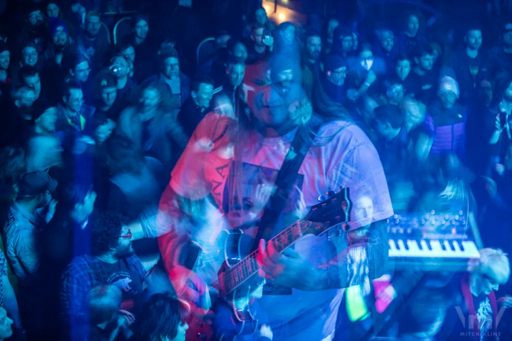 Kyle Shutt, The Sword, March 09, 2022, Gothic Theatre, Englewood, CO. Photo by Mitch Kline.