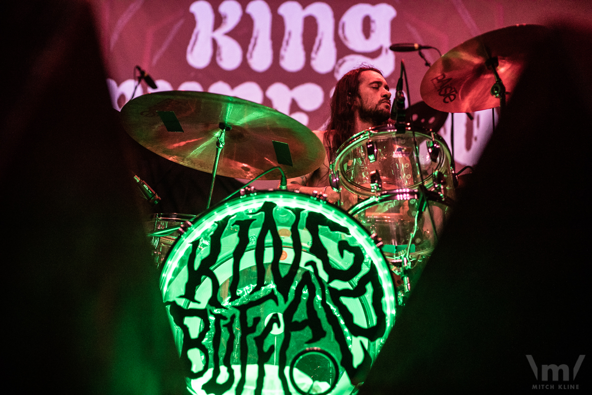 Scott Donaldson, King Buffalo, March 26, 2022, Ogden Theatre, Denver, CO. Photo by Mitch Kline.