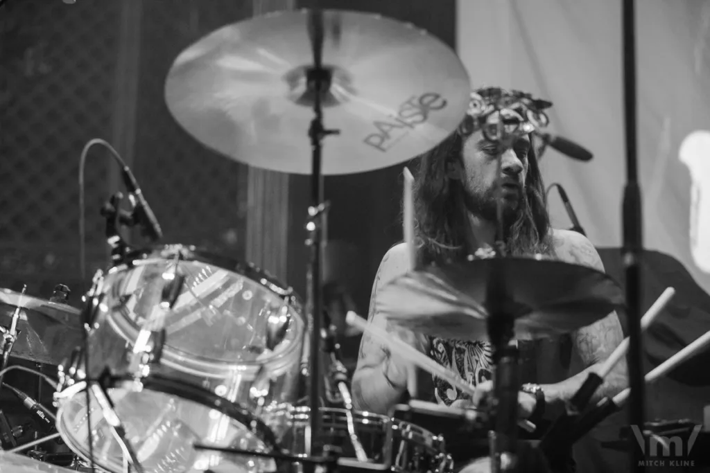 Scott Donaldson, King Buffalo, March 26, 2022, Ogden Theatre, Denver, CO. Photo by Mitch Kline.