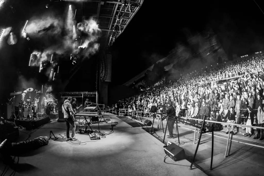 Lotus, April 23, 2022, Red Rocks Amphitheatre, Morrison, CO. Photo by Mitch Kline.