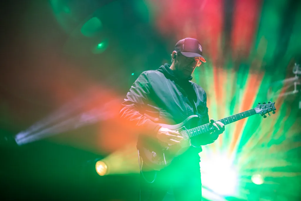 Lotus, April 23, 2022, Red Rocks Amphitheatre, Morrison, CO. Photo by Mitch Kline.