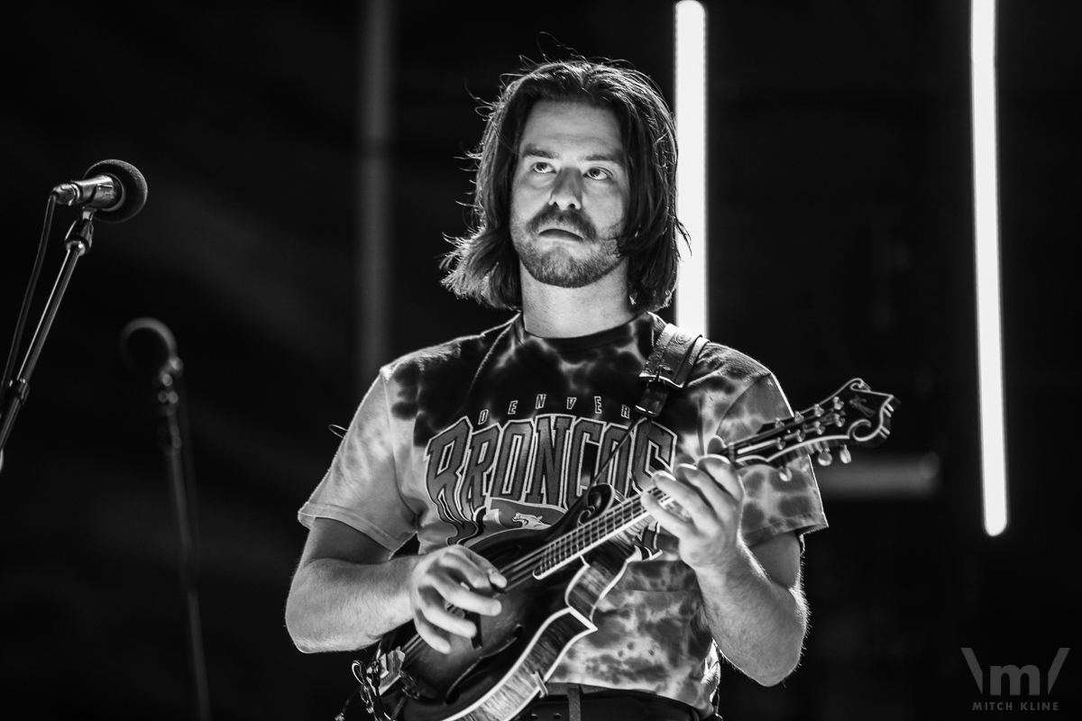 Jarod Walker, Billy Strings, May 12, 2022, Red Rocks Amphitheatre, Morrison, CO. Photo by Mitch Kline.