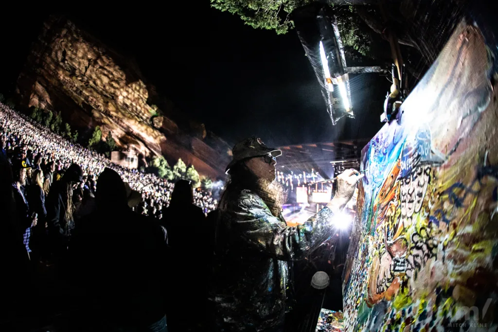 Scramble Campbell, Billy Strings, May 12, 2022, Red Rocks Amphitheatre, Morrison, CO. Photo by Mitch Kline.