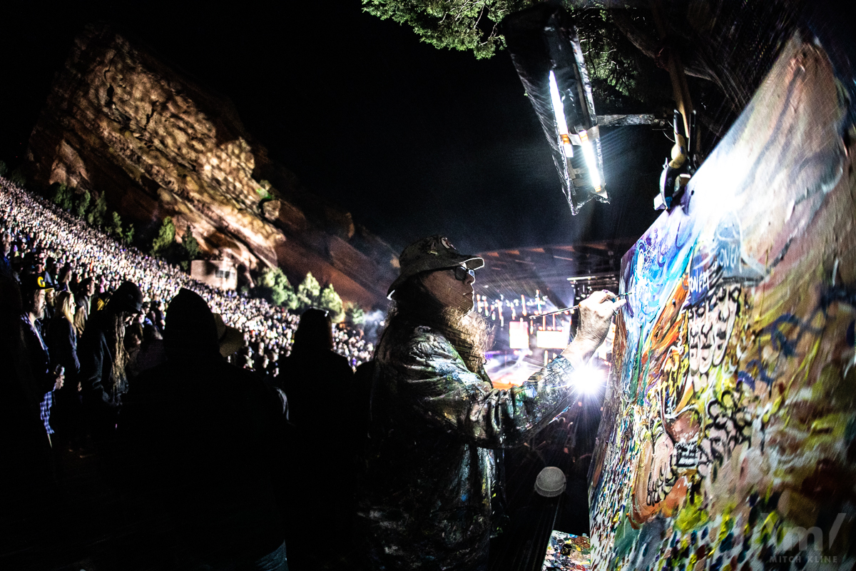 Scramble Campbell, Billy Strings, May 12, 2022, Red Rocks Amphitheatre, Morrison, CO. Photo by Mitch Kline.