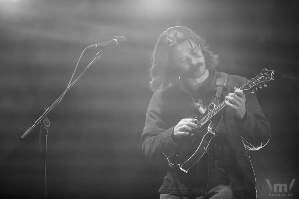 Jarod Walker, Billy Strings, May 13, 2022, Red Rocks Amphitheatre, Morrison, CO. Photo by Mitch Kline.